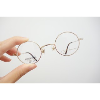【日日眼鏡】John Lennon 約翰藍儂 鏡框 鏡架 日本製 純鈦金屬 輕 高度數 小臉 復古 圓 1124