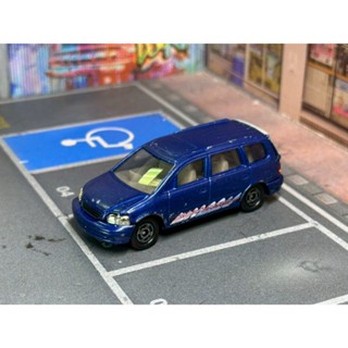 TOMICA-A02-無盒戰損-舊款- HONDA ODYSSEY-深藍