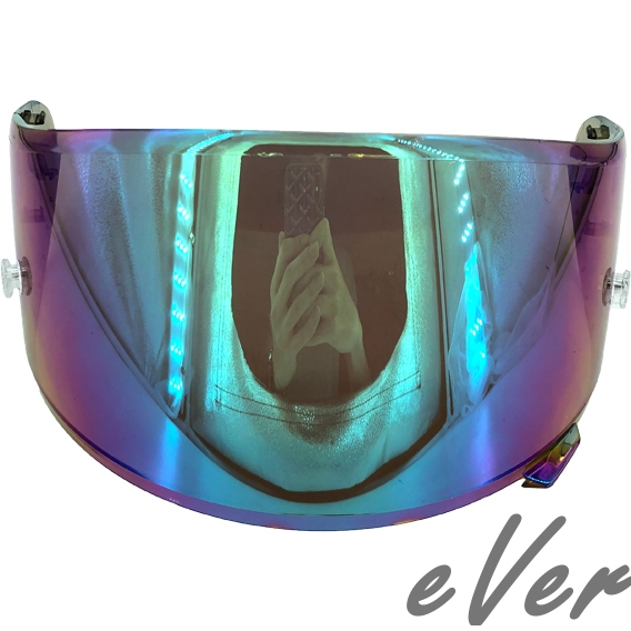 SHOEI X14 Z7 魔幻綠 電鍍片 副廠專用鏡片 全罩安全帽 X-14 Z-7《遠古騎士》