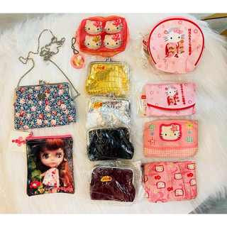 鱷魚紋珠扣零錢包/hello kitty面紙包 化妝包/Blythe化妝包