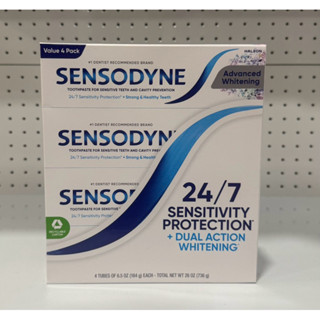 【艾莉生活館】COSTCO SENSODYNE舒酸定長效抗敏牙膏-極致亮白配方184g×4入