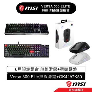 msi 微星 MSI VERSA 300 ELITE WIRELESS 無線版 電競滑鼠 2.4G 無線 藍芽 有線