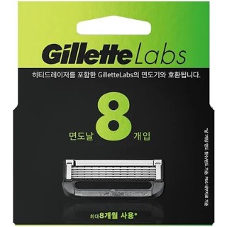 Gillette 吉列 Labs 極光系列刮鬍刀頭 8刀頭