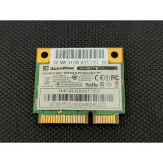 AzureWave AW-NB037H AR5B195 晶片 藍芽 4.0 mini pcie 無線 筆電 網路卡