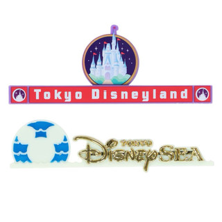[Shuang++Shuang] 現貨 東京迪士尼度假園區 迪士尼樂園 迪士尼海洋 灰姑娘城堡 LOGO 磁鐵二入組