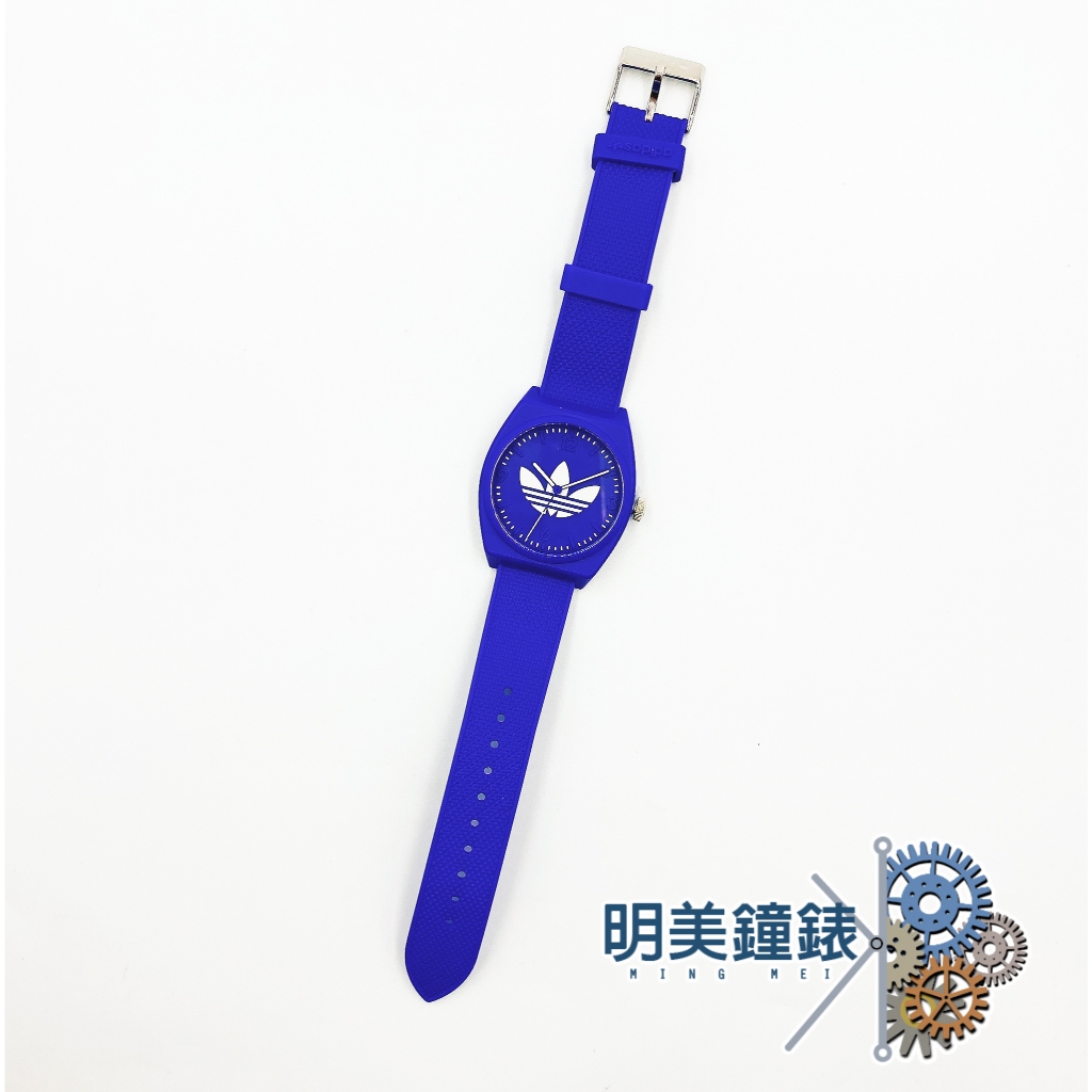 ADIDAS 愛迪達/PROJECT TWO/ AOST25038(藍) /經典簡約腕錶/明美鐘錶眼鏡
