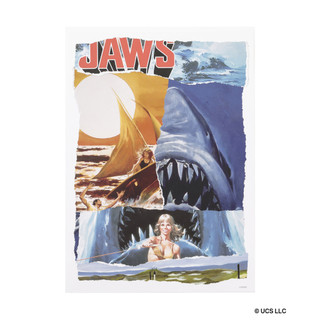 現貨 全新 ポケユニ POKEUNI B4 海報 JAWS 大白鯊 鯊魚 海報