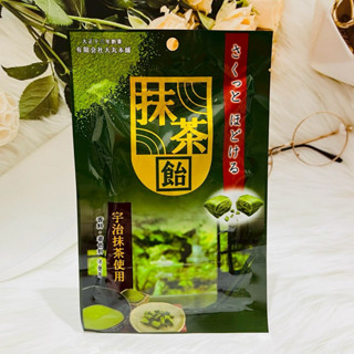 日本 大丸本舖 sakutto 抹茶飴 47g 抹茶味 使用宇治抹茶