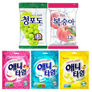 世界GO 韓國 樂天 LOTTE 青葡萄糖 青葡萄 水蜜桃糖 糖果 Anytime 薄荷糖 三層夾心薄荷糖 牛奶薄荷糖