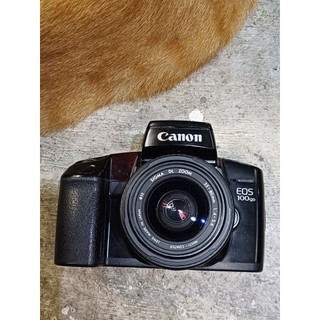 canon eos100QD 底片相機+ sigma35-80mm 變焦鏡頭 EF接環 自動單眼相機