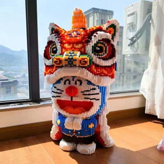 哆啦A夢「預購」舞龍舞獅樂高積木 微型積木 拼裝玩具