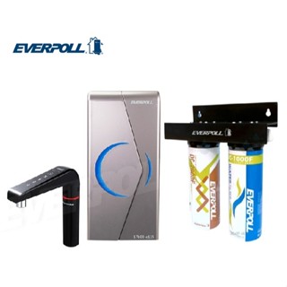 【EVERPOLL】廚下型雙溫UV觸控飲水機EVB-298-E+DCP3000黑武士淨水器-送全省專業安裝