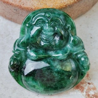😁有福相伴😁天然緬甸玉 A貨 翡翠 幹青 佛公 玉佛公 笑彌勒 翡翠佛公 92jade 遇見善緣 現貨特惠