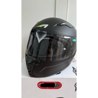 【二手近全新】ASTONE GTO6 素色 全罩式安全帽+Pinrock防霧貼 ECE認證 EPS全防護 鏡片鎖 眼鏡溝