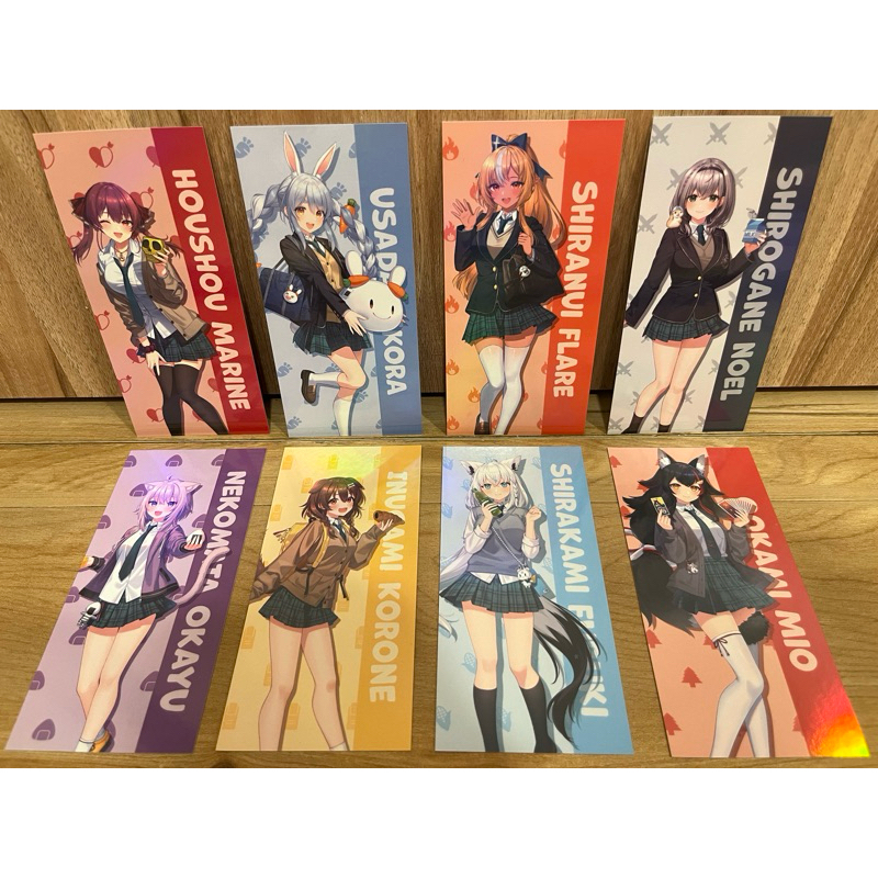 現貨Hololive 韓國Aniplus咖啡廳限定 正比閃亮收藏票卡  三期生Gamers兔田佩克拉 白上吹雪 寶鐘瑪琳