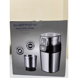 CHEFFANO 不鏽鋼 極萃咖啡豆研磨機 香料研磨機 電動咖啡研磨機 超大容量 研磨均勻 外銷美國