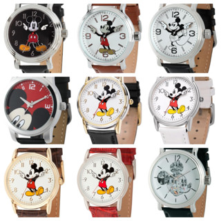 預購❤️官方正貨❤️美國迪士尼 MICKEY 米奇 皮革 時鐘 手錶 皮錶 大人 成人