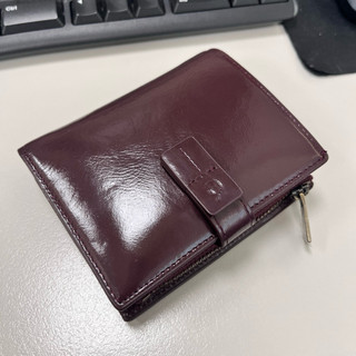 正韓🇰🇷Archivepke Essential wallet短夾 紅棕色Merlot red