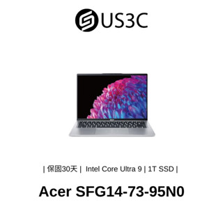 Acer SFG14-73-95N0 14吋 Ultra 9 -185H 32G 1T SSD 銀 商務筆電 二手品