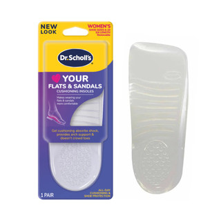 【爽健Dr. Scholl's】爽健 樂愛涼鞋舒適鞋墊(3/4型)
