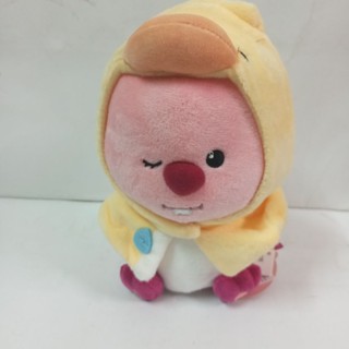韓國動畫卡通Pororo Loopy 粉紅色海貍娃娃 絨毛娃娃約18cm