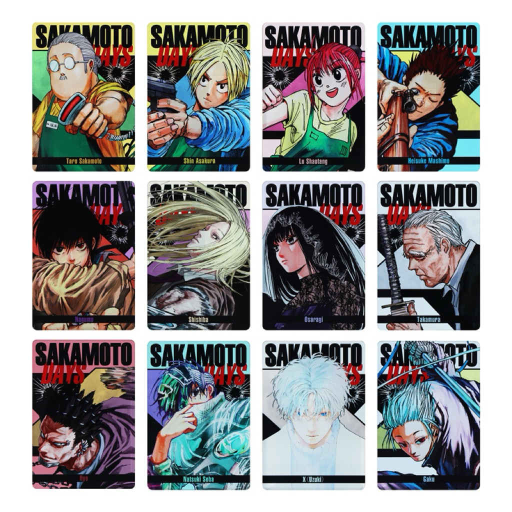 坂本日常 SAKAMOTO DAYS JUMP SHOP 原畫 數據卡 隨機盲抽 坂本 新 南雲 神神迴 大佛 夏生