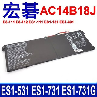ACER AC14B18J 原廠電池 E3-111 E3-112 ES1-111 ES1-131 ES1-331