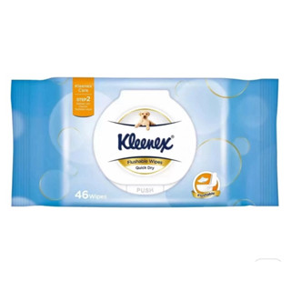 Kleenex 舒潔 濕式衛生紙 可掀蓋設計 可丟入馬桶 （一包46抽）12入合售