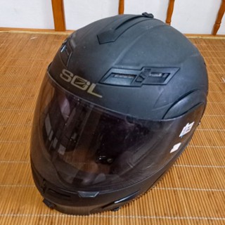 SOL SM1全罩式安全帽 (可掀蓋式可樂帽)