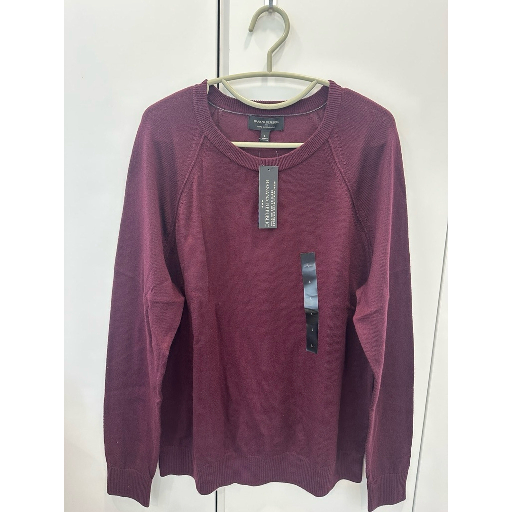 《全新》BANANA REPUBLIC 男款毛衣 size L