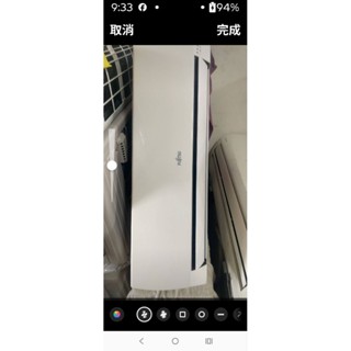 二級能效，2017年～二手中古富士通1噸變頻分離式冷氣，2.8kw，2017年，型號ASCG028JLTB，保固3個月