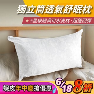 【安迪寢具】獨立筒枕 透氣枕 枕頭 彈簧枕 水洗枕 好眠枕 枕芯 枕防蟎枕 高支撐性 透氣枕 枕頭 耐用枕 抗菌枕