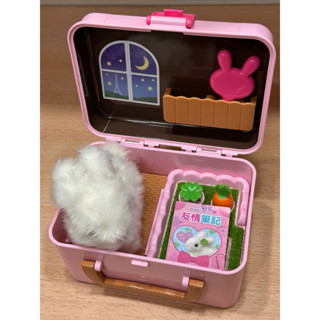 （二手玩具）MIMI WORLD 我的秘密小兔 （中文版）會說話兔子 模擬養成玩具 餵食 說話 養兔子玩具