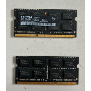 ‎【筆電記憶體】ELPIDA DDR3 12800S 4GB (EBJ41UF88DU5-GN-F)