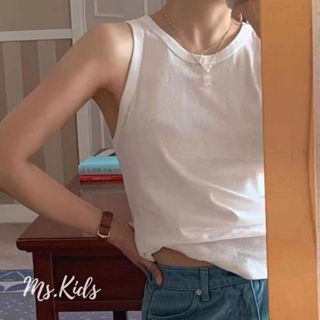 現貨黑/白❣️Ms.kids韓國代購 Maybebaby 官網熱賣款！純棉好穿背心 | ins博主款