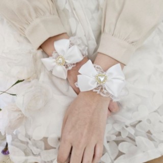 🎀 NANA 夢幻手作 純白心語蕾絲手環 夢幻型 lolita