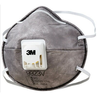 【原廠現貨】3M 9923V P2 含活性碳拋棄式防塵口罩