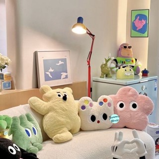 【超取免運】ins風奶噗噗貓咪抱枕 小熊毛絨玩偶 可愛粉色沙發靠枕 生日禮物 臥室靠枕 抱枕 午睡枕 沙發抱枕 可愛抱枕