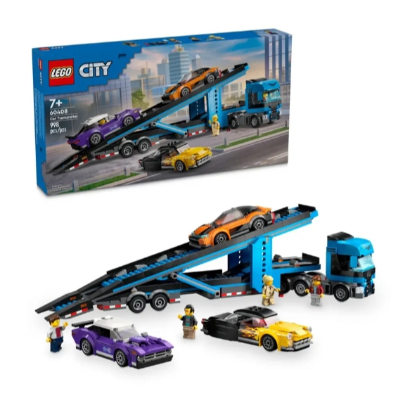 [TC玩具]  LEGO 樂高 60408 汽車運輸車和跑車 積木 原價3599 特價