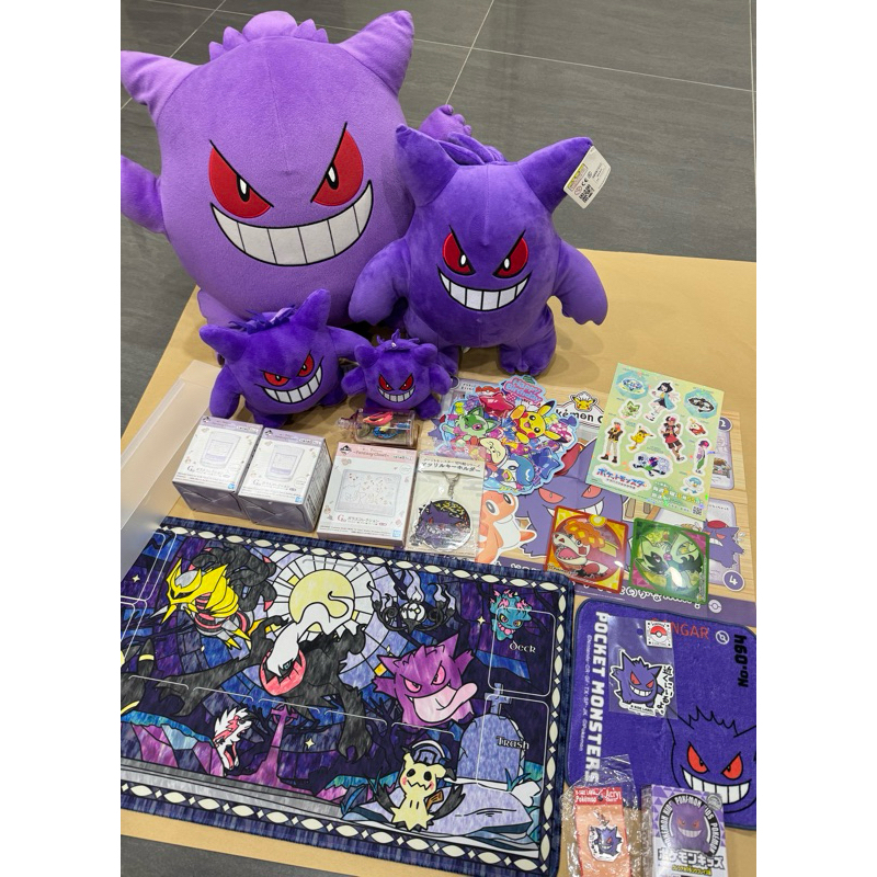 耿鬼 寶可夢 同人PTCG卡墊 30公分大娃娃