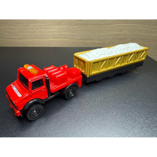 TOMICA NO.128 M-BENZ UNIMOG 賓士 拖車 多美 SHOP 會場車