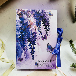 [開麥啦。］NOVAE 薄雪凝花系列 貓造型 紫藤若雪禮盒(淡香精50ml+小香12ml)