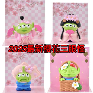 現貨 日本 迪士尼 三眼怪 新年 鯛魚燒 櫻花 公主 草莓三眼怪 武士三眼怪 公仔 吊飾