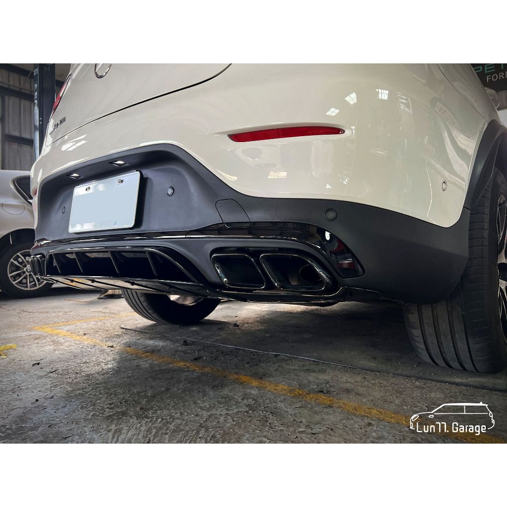 Lun77. 現貨 - BENZ GLC250 GLC63s COUPE 後下巴 四出尾飾管 改裝 套件 C253 副廠
