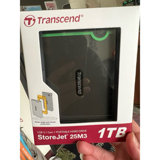全新創見1TB 行動硬碟（太空灰）（TS1TSJ25M3S)