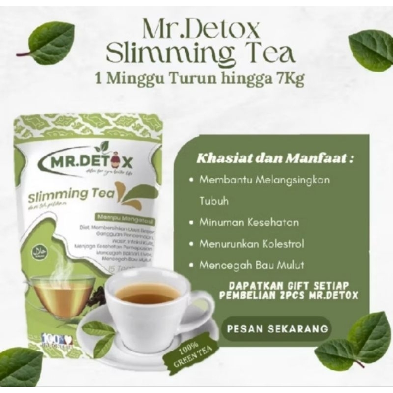 Mr Detox Slimming Tea/ Teh Pelangsing Herbal