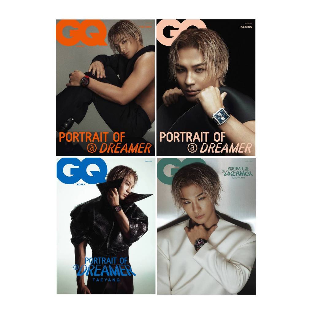 KPM-現貨 GQ (KOREA) 3月號 2025 四款 封面 BIGBANG-太陽 內頁 StrayKids aespa-Karina OhMyGirls-Arin 韓國代購 Korea Popu