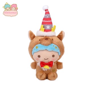 三麗鷗【 SAS 日本限定 】雙子星 KIKI 聖誕節 珠鏈玩偶娃娃吊飾