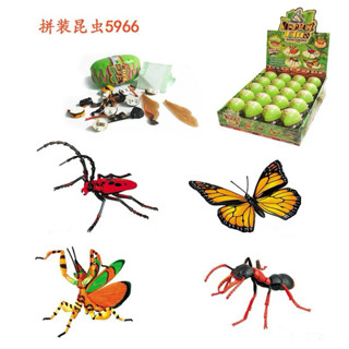 拼裝昆蟲 花螳螂 長毛天牛 第六代6866 兒童玩具 3D立體拼裝昆蟲模型 益智立體拼圖 昆蟲拼圖 捕蠅草