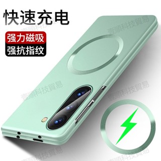 無邊框時尚個性新款金屬漆適用三星 ZFold7 6 5手機殼超薄裸機感磁吸無線充車載磁吸折疊屏ZFold4 3保護殼簡約